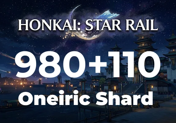 Honkai: Star Rail - 980+110 Oneiric Shard Direct Top-Up - GLOBAL